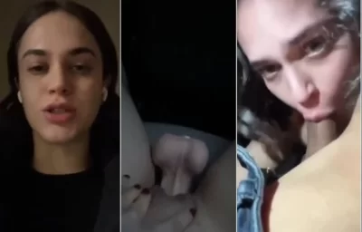 Русская шлюха-тиктокерша мастурбирует пизду и сосет таксисту у него в машине, транслируя все это онлайн для подписчиков своего канала