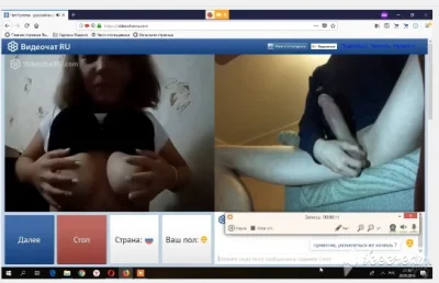 Сисястая девка и хуястый парень взаимно мастурбируют в Чат Рулетке [18+ без цензуры]